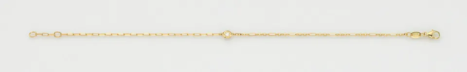 Eugen Rühle Fantasie Armband Brillant 0,04ct 585 Gold