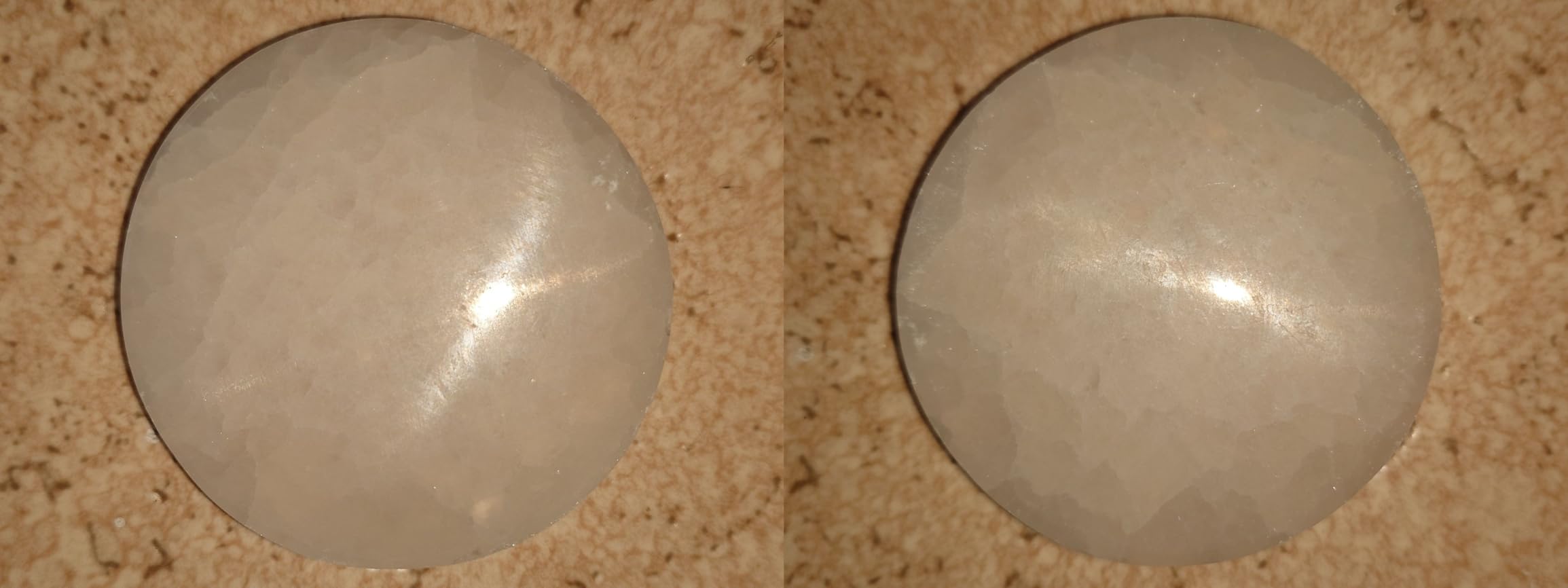 NKlaus Healing Crystals Selenit-Platte 6 cm Heilstein 75g