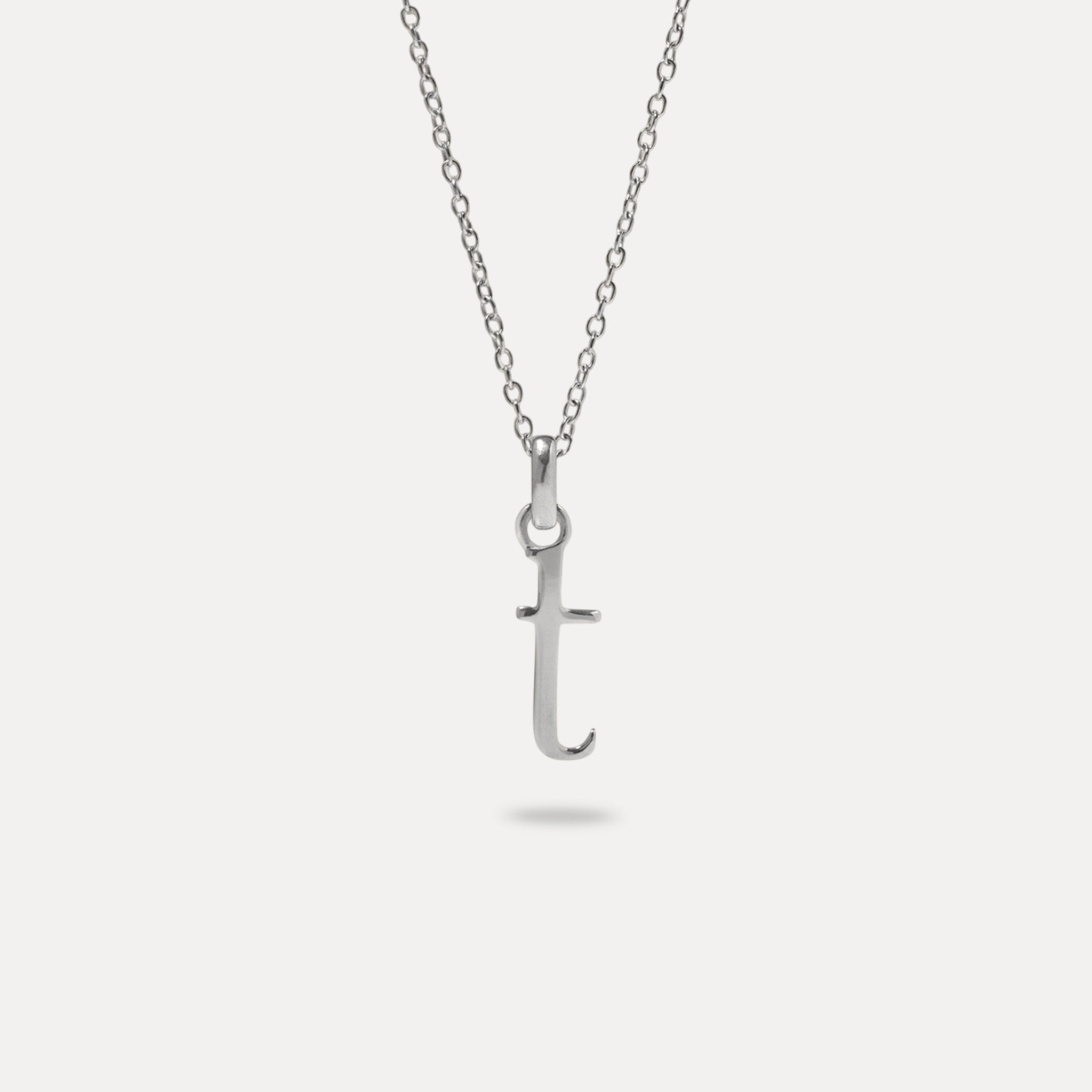 Stilnest Initial Ankerkette 925 Silber Buchstabe 45 cm