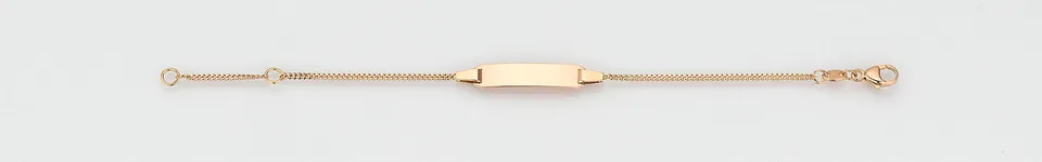 Eugen Rühle ID-Band Panzerkette Armband Weißgold 590 Diamant
