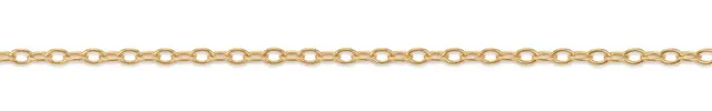 Eugen Rühle Ankerketten Ankerkette rund weit 4,4mm Halskette Gold 45cm