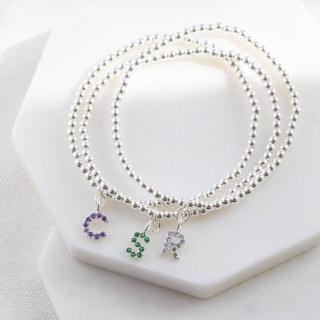 Joy by Corrine Smith Bracelets Perlenarmband Silber Geburtsstein verstellbar