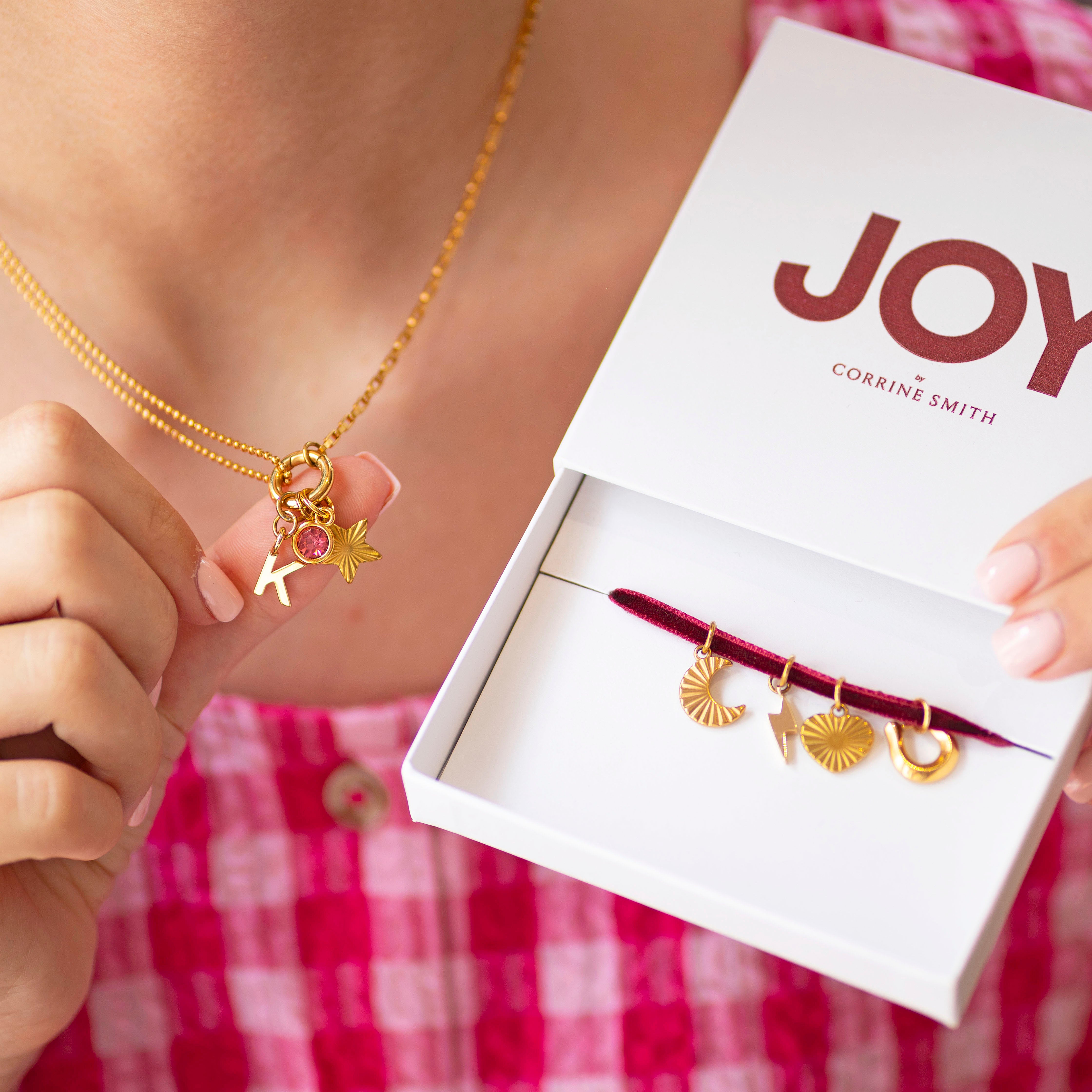 Joy by Corrine Smith Week of Charms Halskette Gold 7 Charms