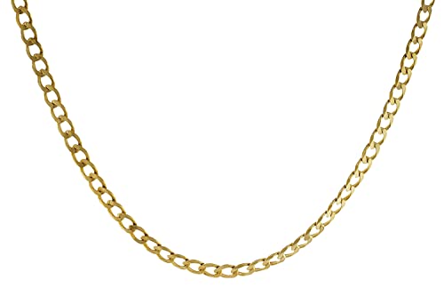 trendor Panzerkette 35683 Gold 333 Collierkette 50 cm 1,6 mm