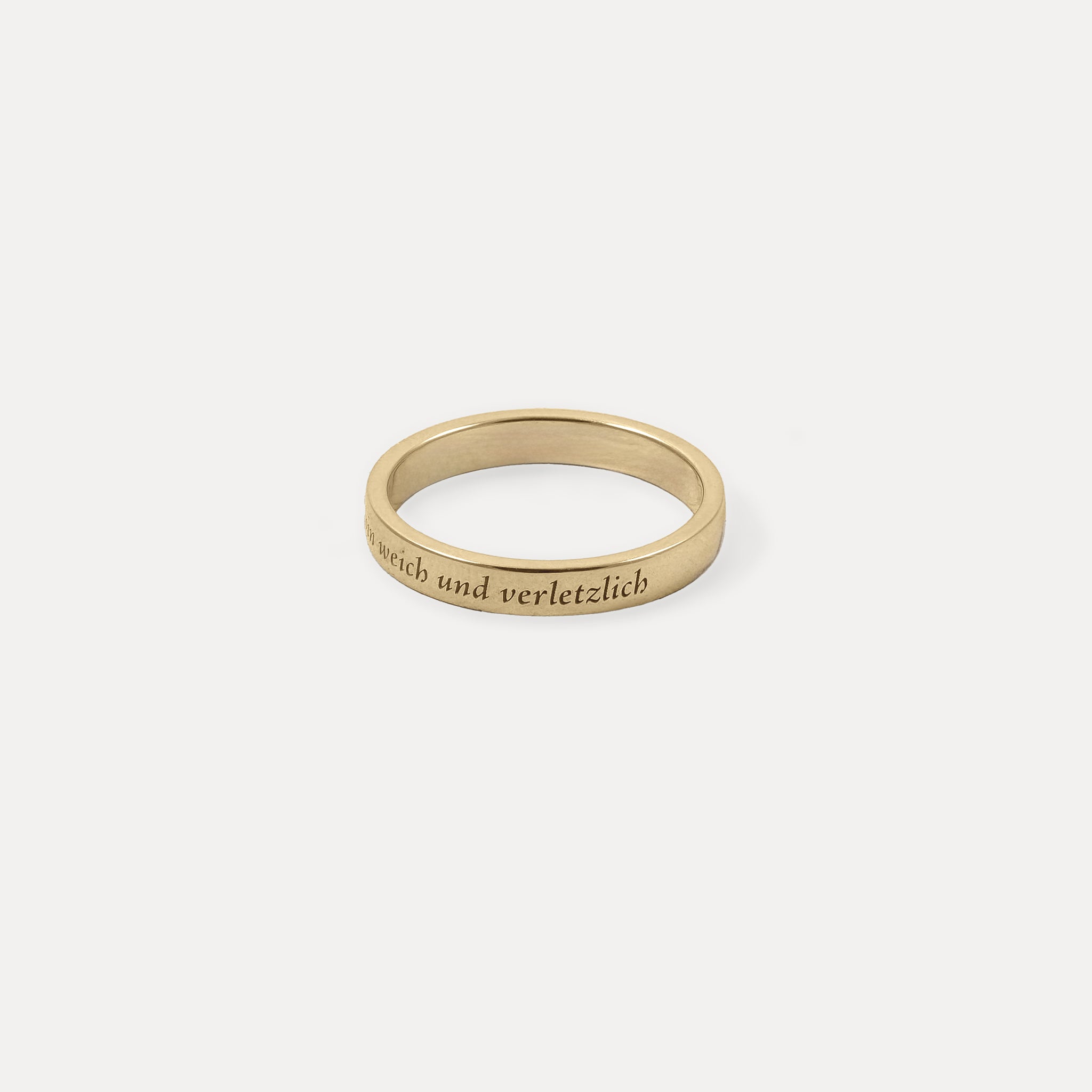 Stilnest Soft Revolution Ring 585 Gold 14k Fairtrade