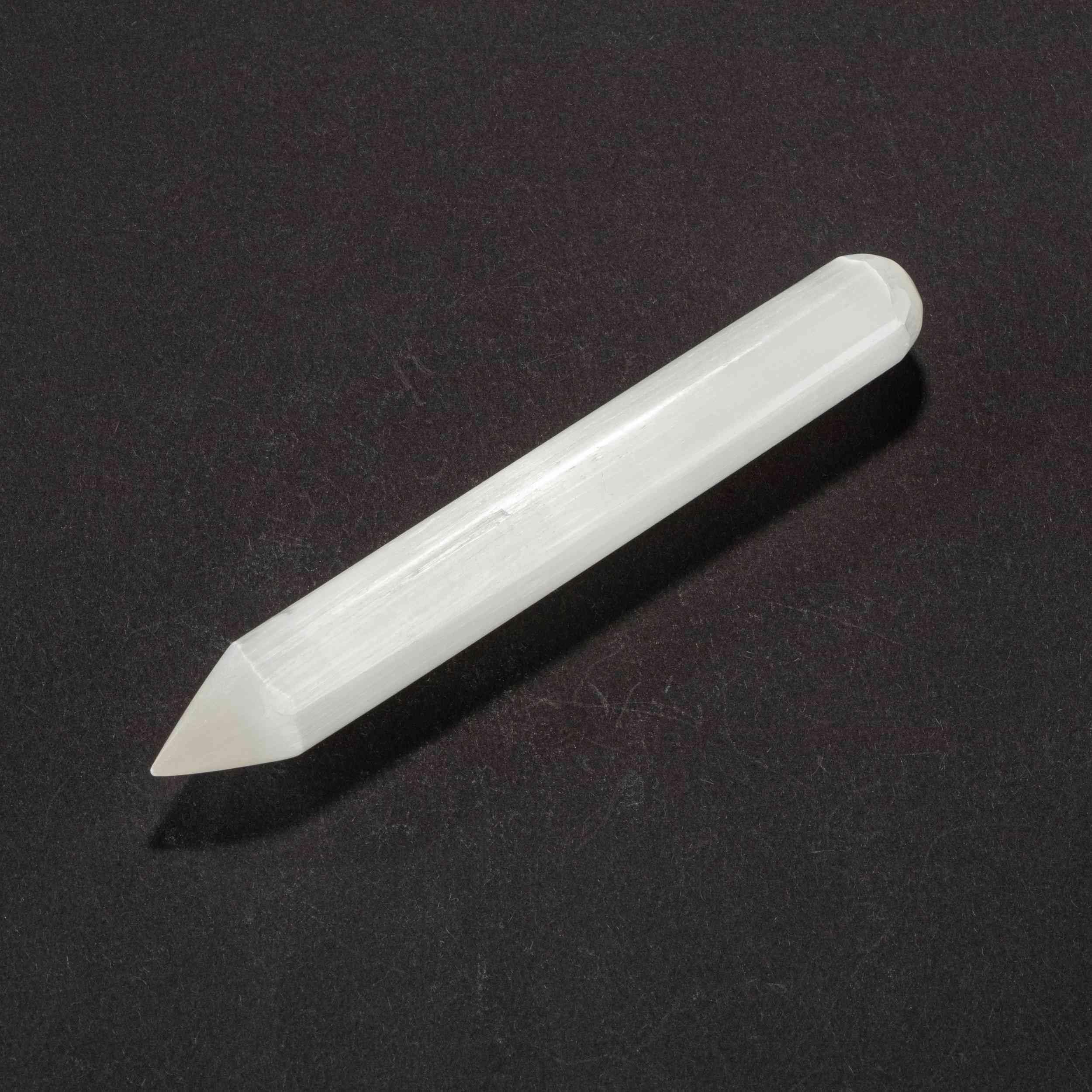 NKlaus Healing Crystals Selenit Massagestab Spitze 15,5cm
