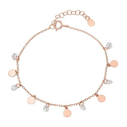 JEWLIX ID-Armbänder Armband 925 Silber Zirkonia Rosé