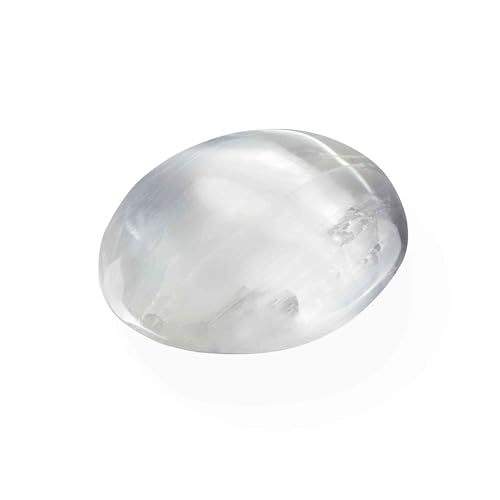 NKlaus Healing Crystals Selenit-Handschmeichler 9-10 cm 257g