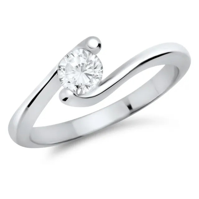JEWLIX VR0018 Verlobungsring Silber Zirkonia Gr. 58