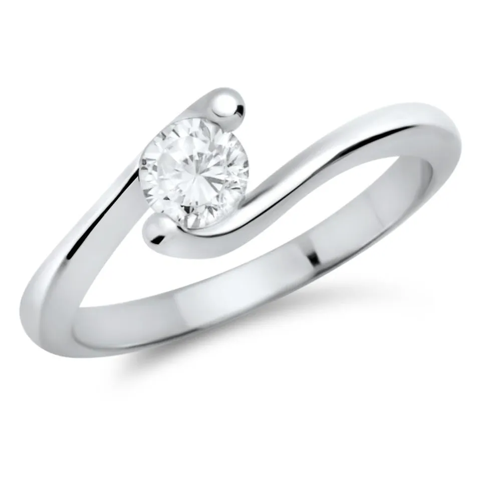 JEWLIX VR0018 Verlobungsring Silber Zirkonia Gr. 58