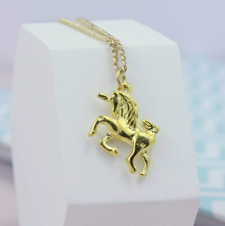 Joy by Corrine Smith Einhorn Halskette Gold 40cm