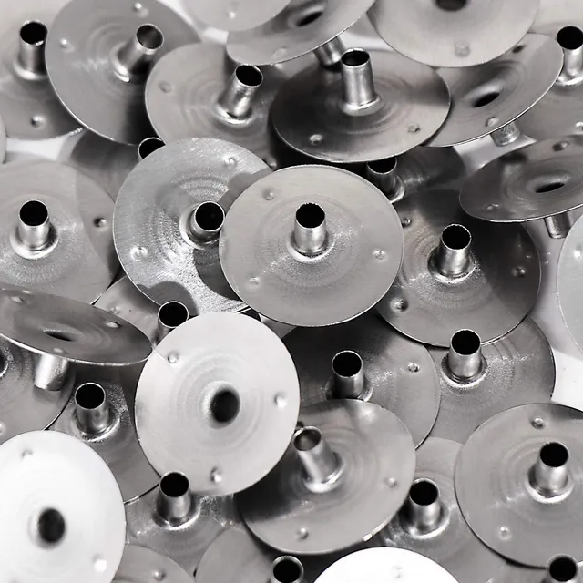 NKlaus WICKS Dochtfüße Metall 3,0mm 50 Stück