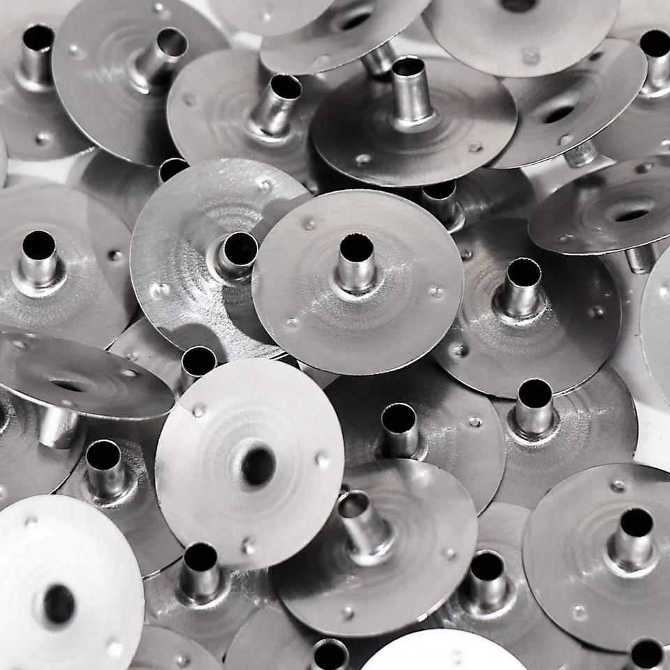 NKlaus WICKS Dochtfüße Metall 3,0mm 50 Stück