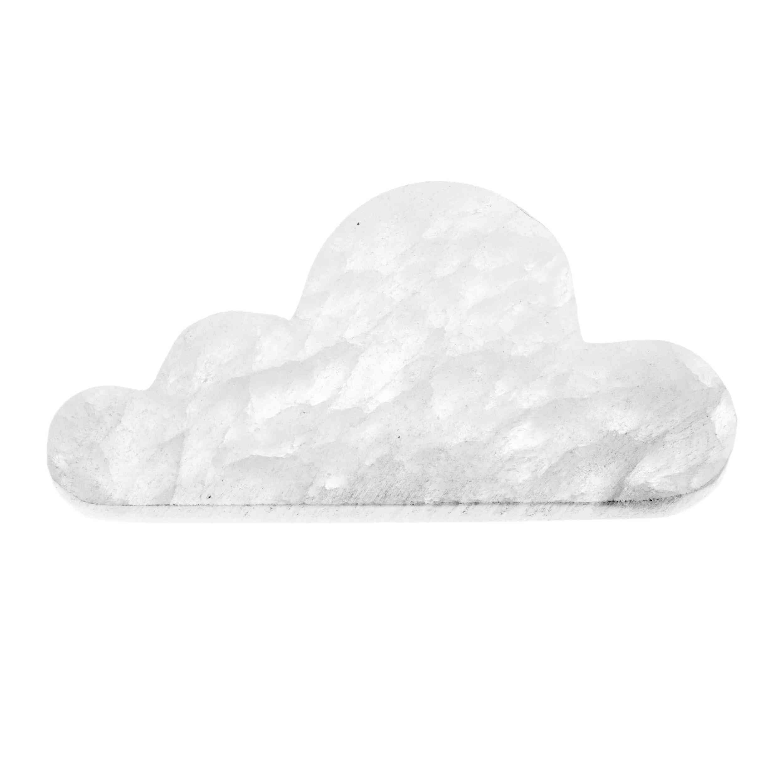NKlaus Healing Crystals Selenit Wolke Ladeplatte 12x6 cm 160 g