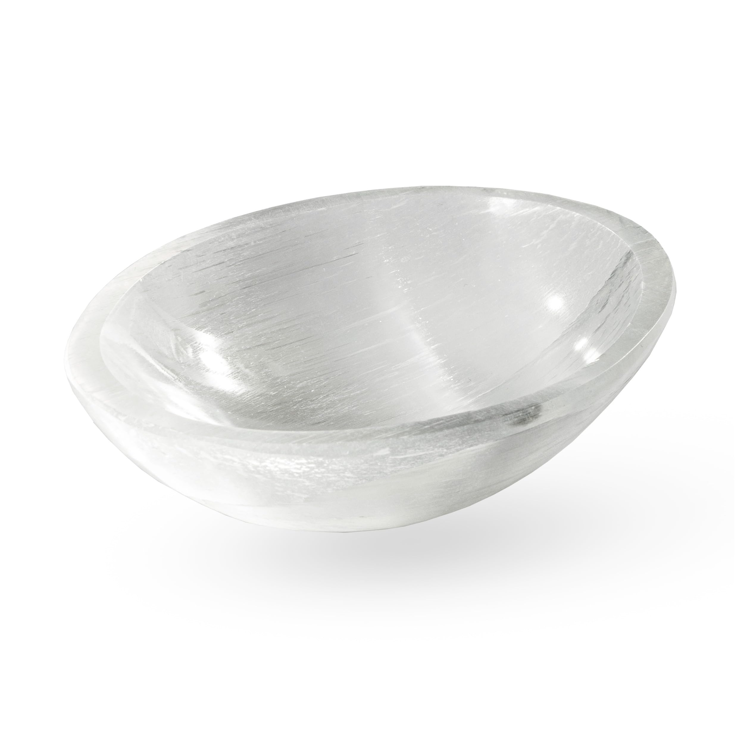 NKlaus HEALING CRYSTALS Selenit Schale 10x7cm 130g