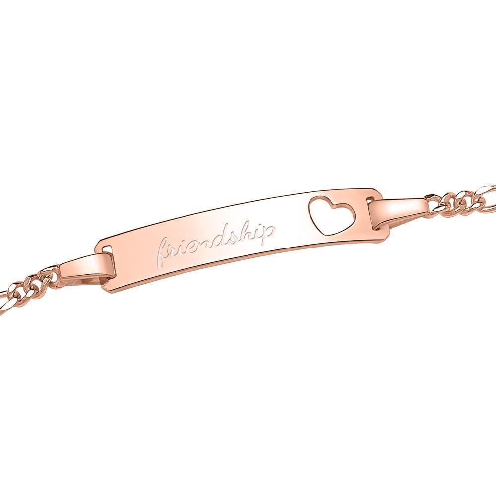 JEWLIX Armband ID1001-R 925 Silber ID-Armband gravierbar