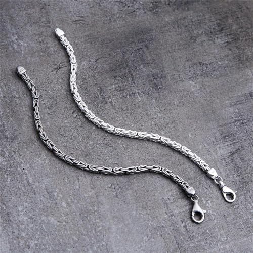 JEWLIX Königsarmbänder Silberarmband 925 4,5 mm KA0045