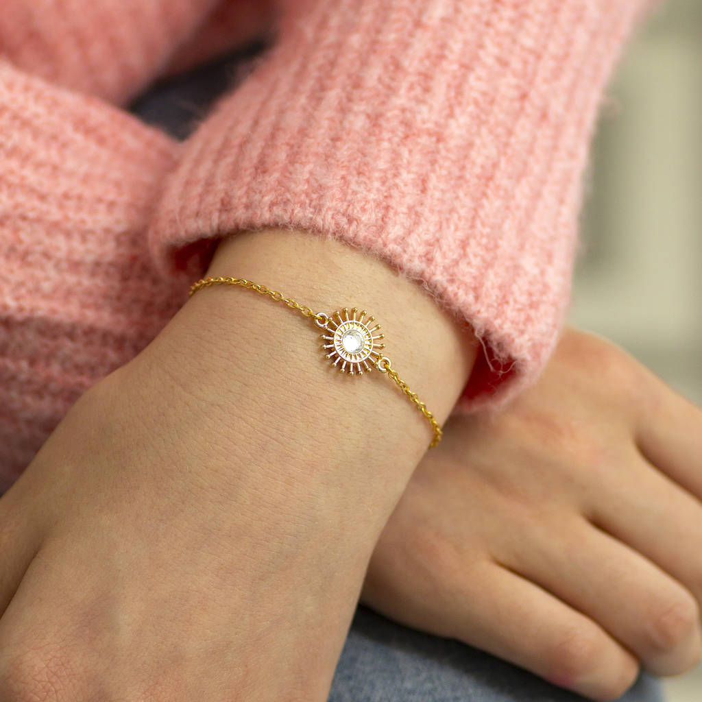 Joy by Corrine Smith Ray of Sun Armband Gold Sonne
