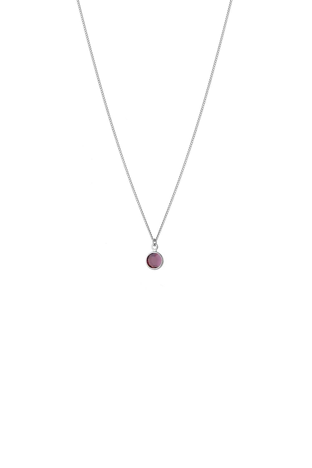 Joy by Corrine Smith Februar Halskette Amethyst Silber 40cm