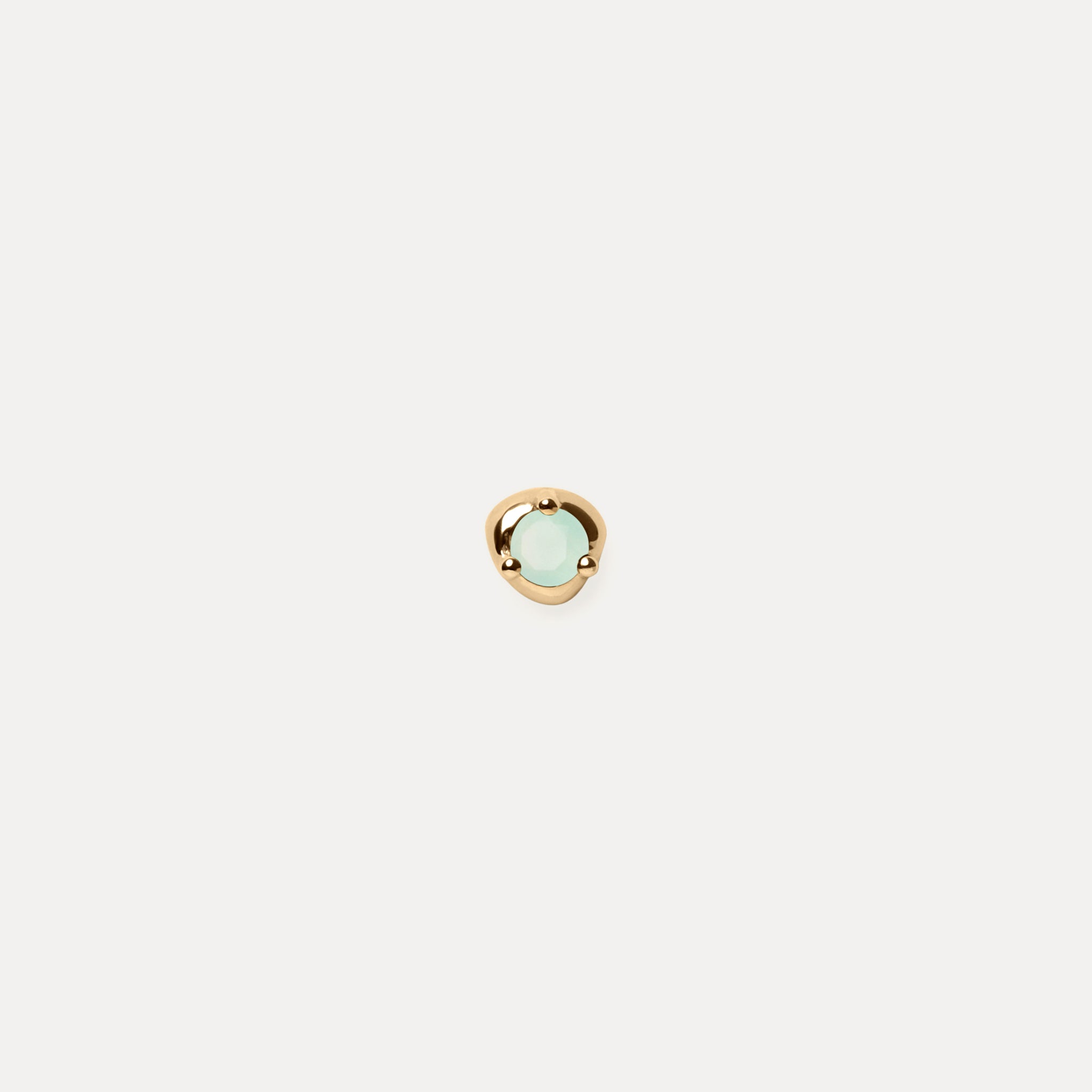 Stilnest Mini Birthstone Ohrstecker 585 Gold Februar