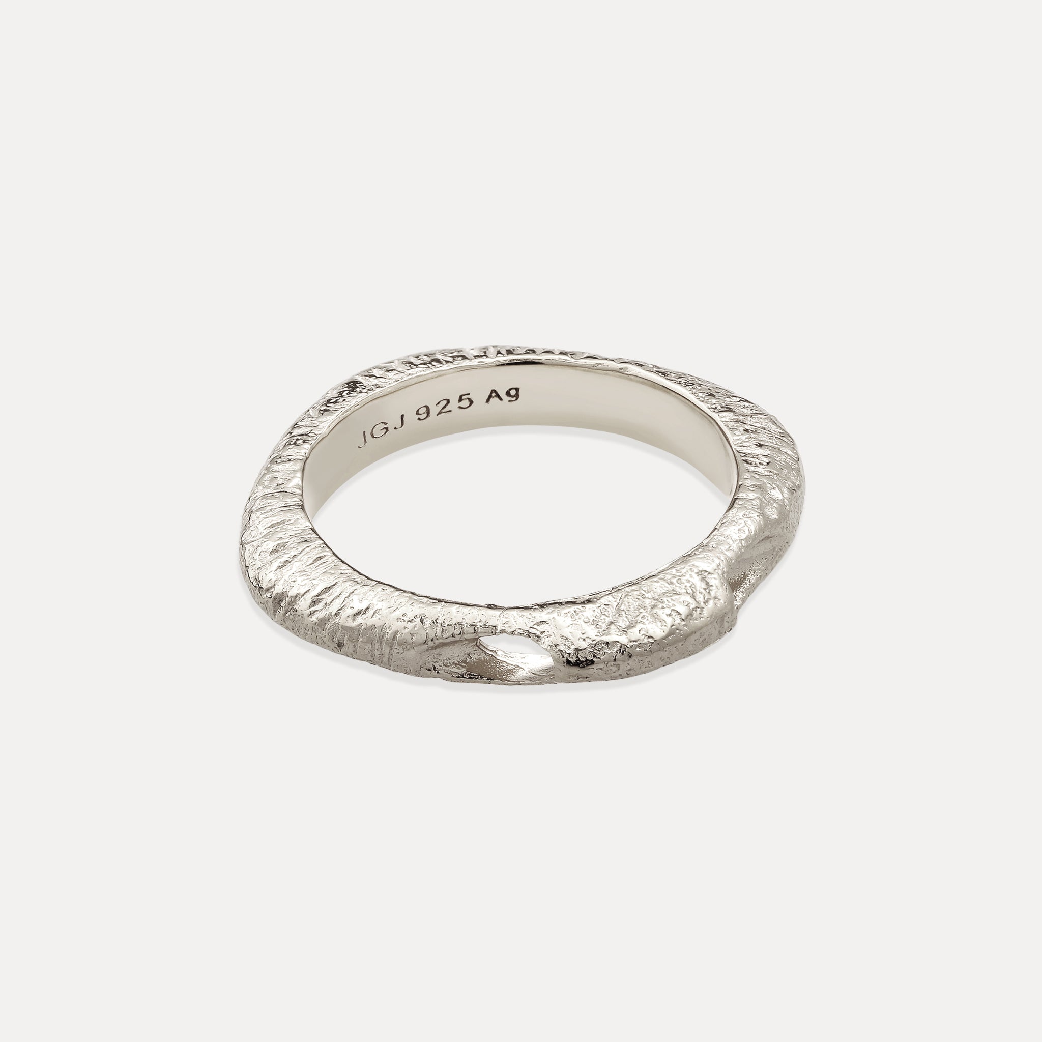 Stilnest Rings Contour Ring Anhänger Antique Gold Vermeil