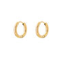Joy by Corrine Smith Moon Star Huggie Creolen Gold 1,5cm