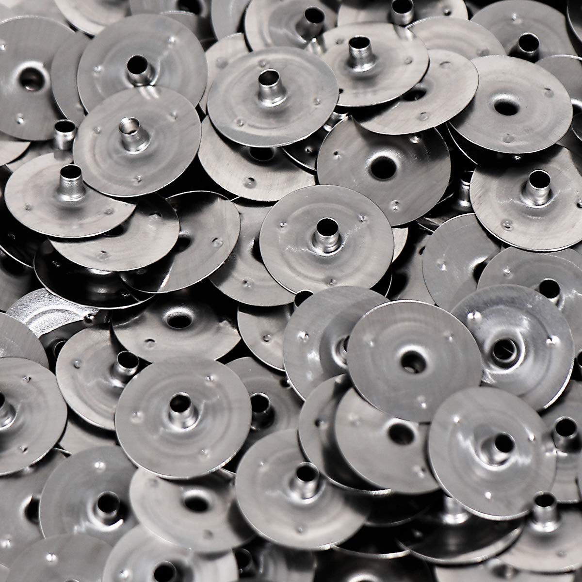 NKlaus Dochtfüße Metall für Kerzendochte 50 Stück 2,2mm