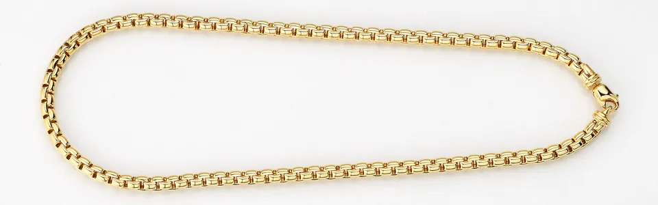 Eugen Rühle Venezia Fantasiekette 5,6mm Halskette 45cm Gold