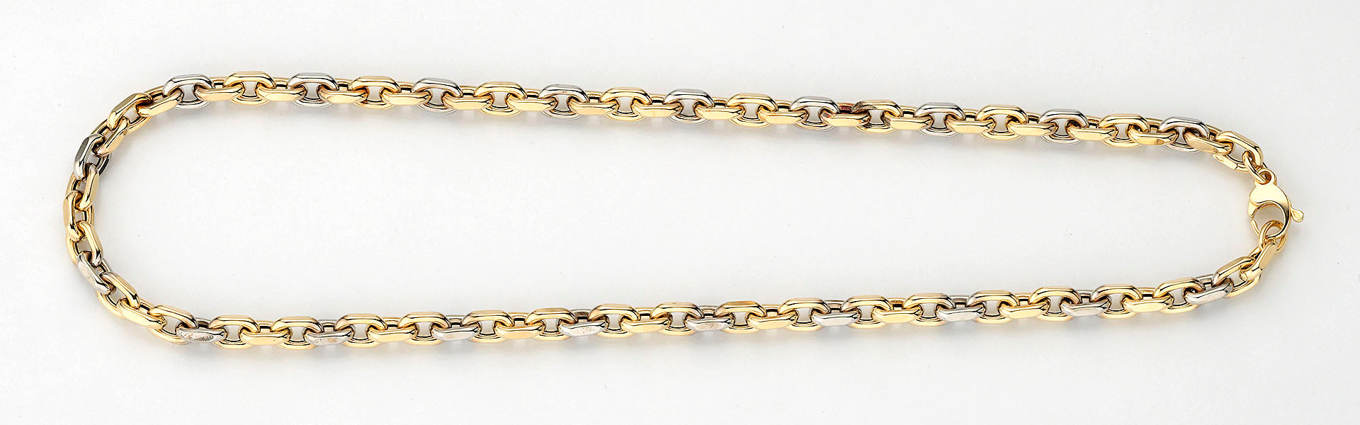 Eugen Rühle Ankerketten Fantasiekette 6mm Halskette 45cm 585 Gold