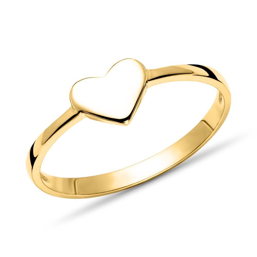 JEWLIX Herzring 375er Gelbgold Damen Ring