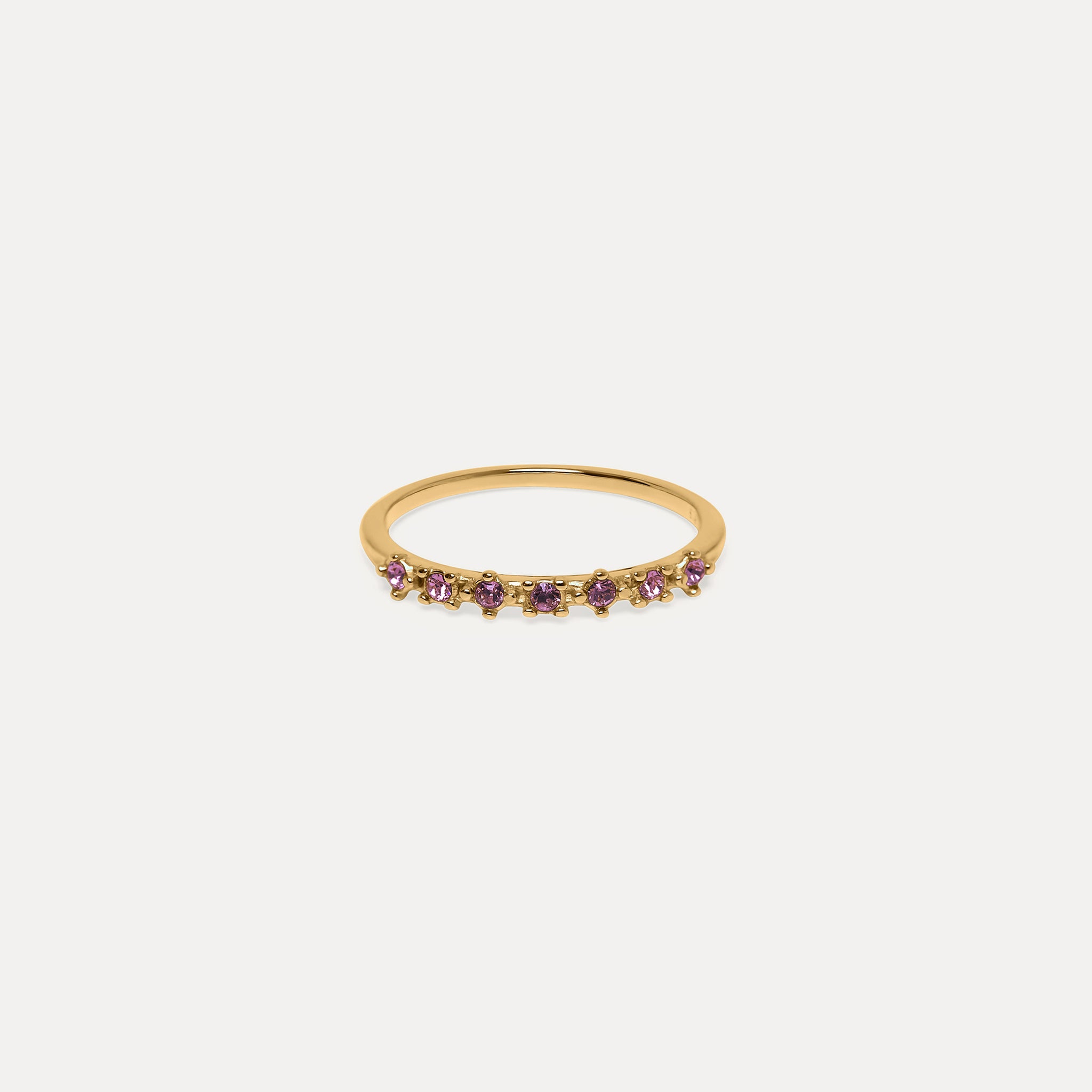 Stilnest Color Delight Ring Violett 24k Gold Vermeil 52