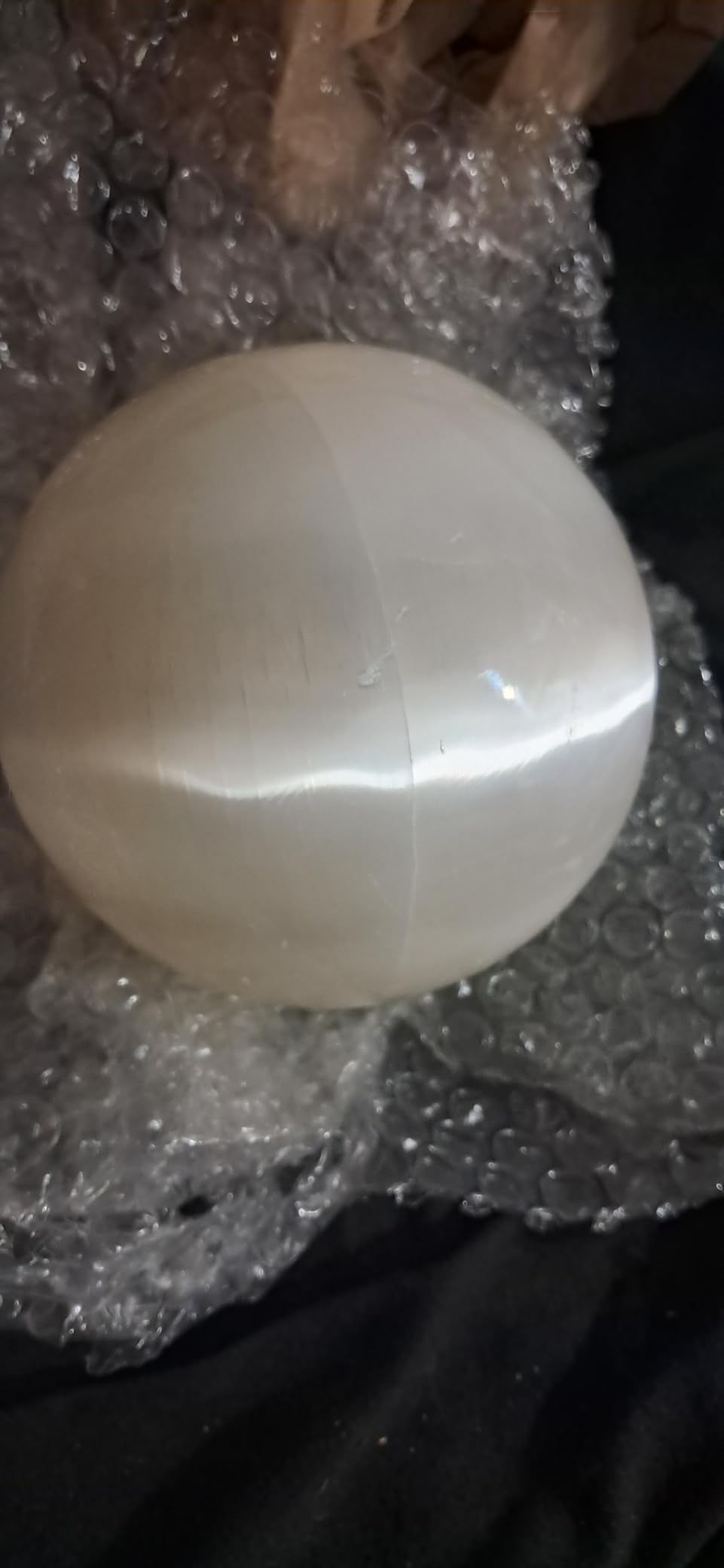 NKlaus Healing Crystals Selenit Kugel Kristallkugel 11 cm
