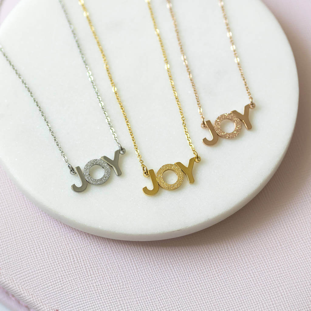 Joy by Corrine Smith JOY Positive Halskette Gold 45cm