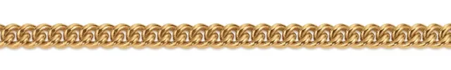 Eugen Rühle Panzerketten rund 1,4mm Halskette Meterware 585 Gelbgold