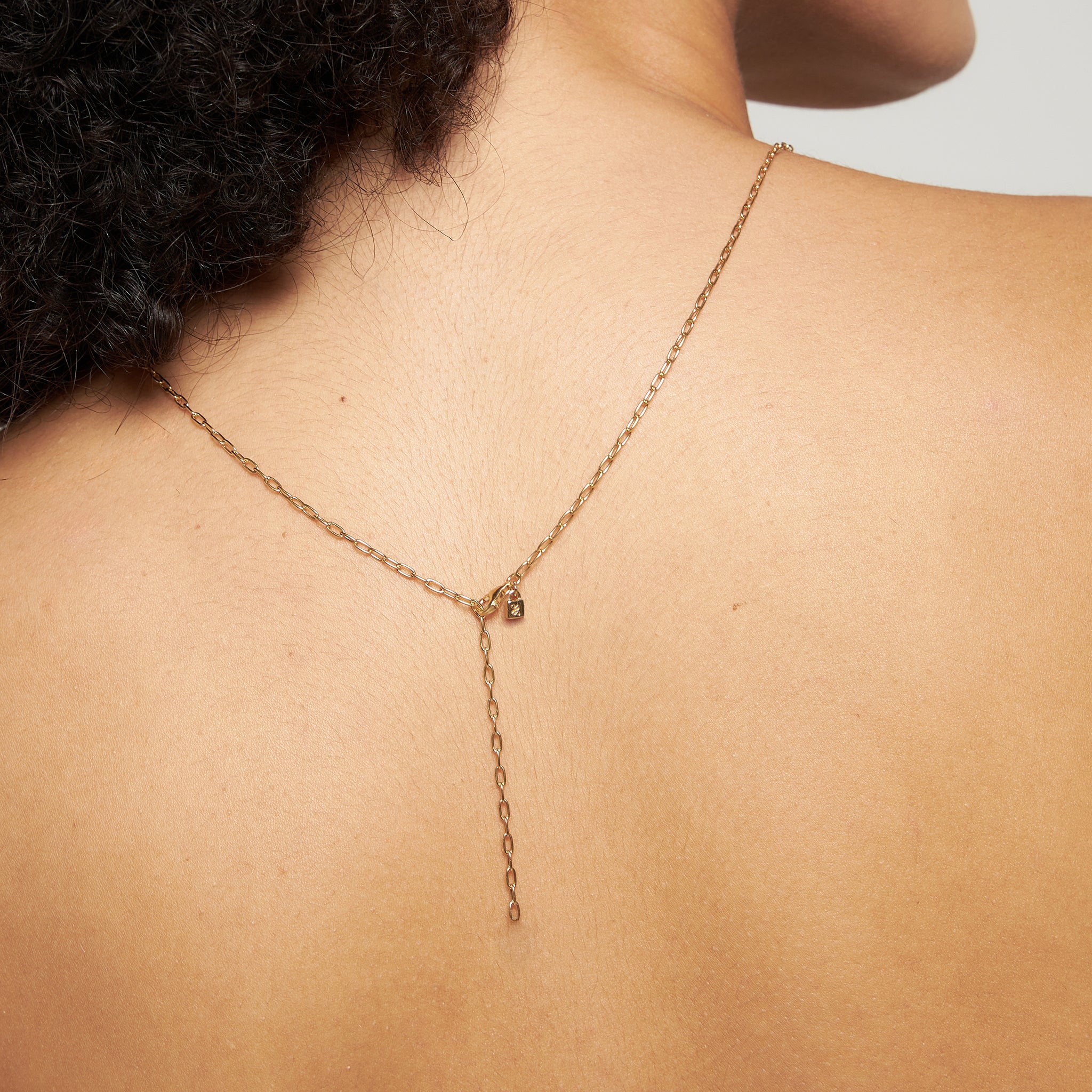 Stilnest Catena II Kette Halskette 24K Gold Vermeil 60CM