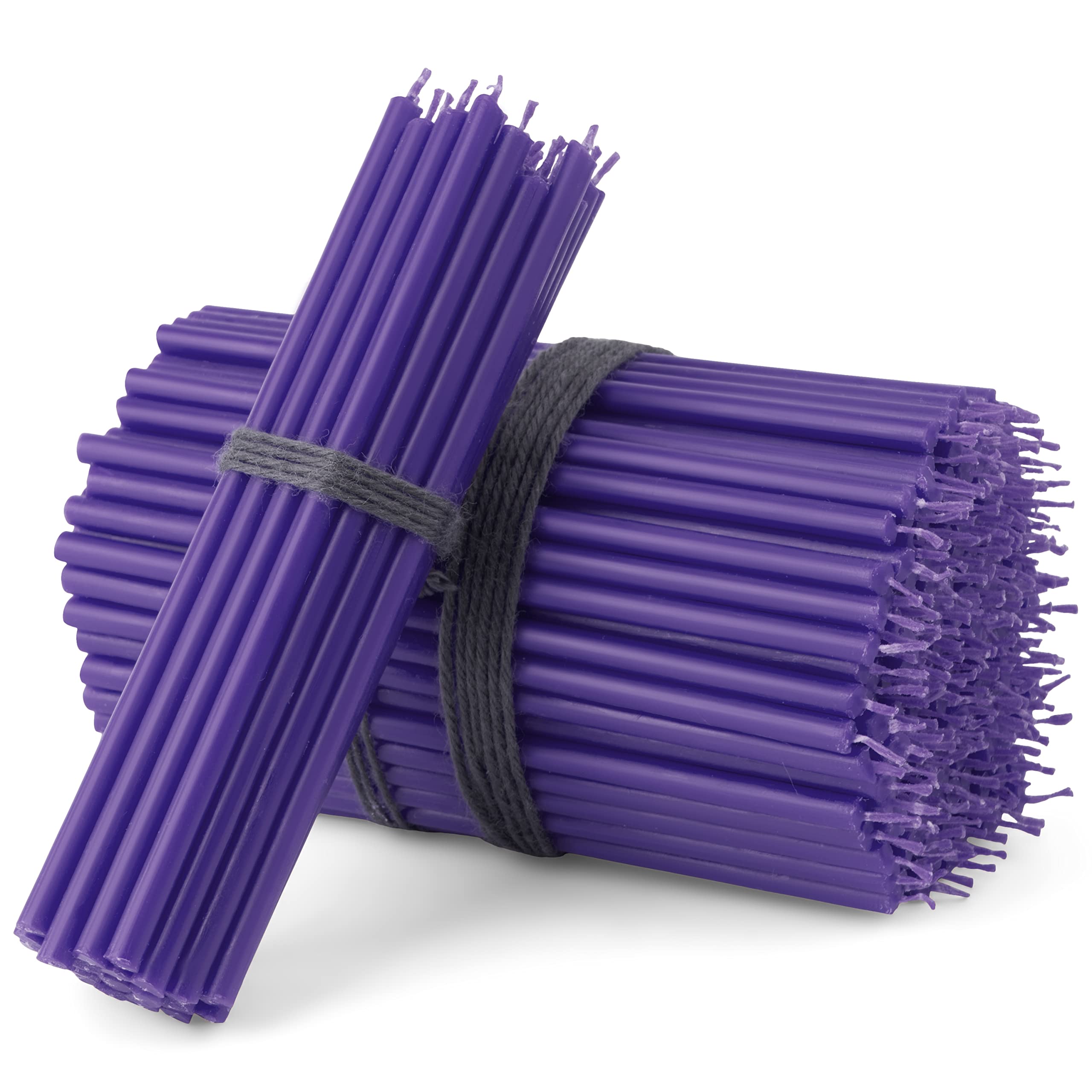 NKlaus Candles Stabkerzen Violett 50er 16cm Paraffin