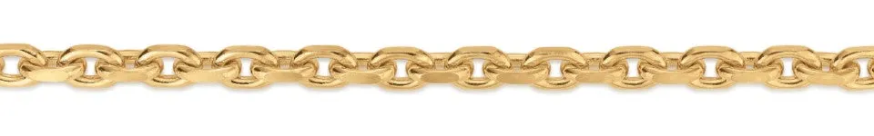 Eugen Rühle Ankerketten Ankerkette 2,8 mm 45 cm Weißgold Halskette