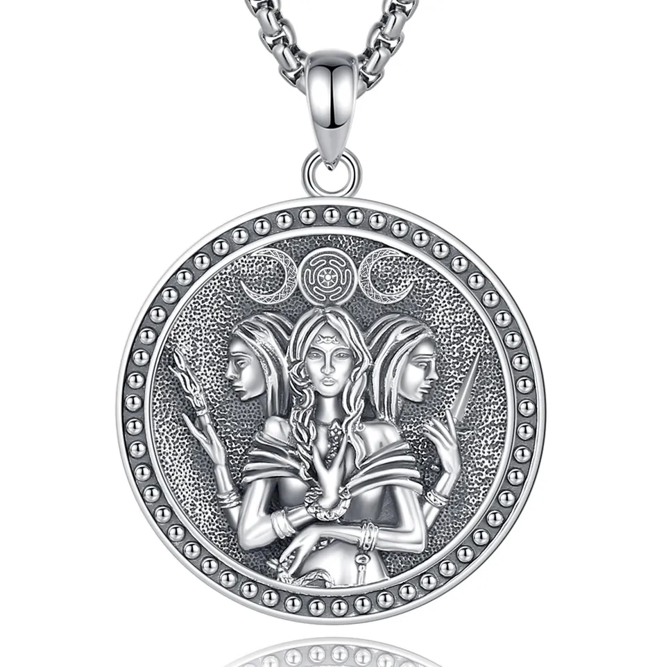 Eudora Harmony Bola Halskette Hekate Medaille Silber 925