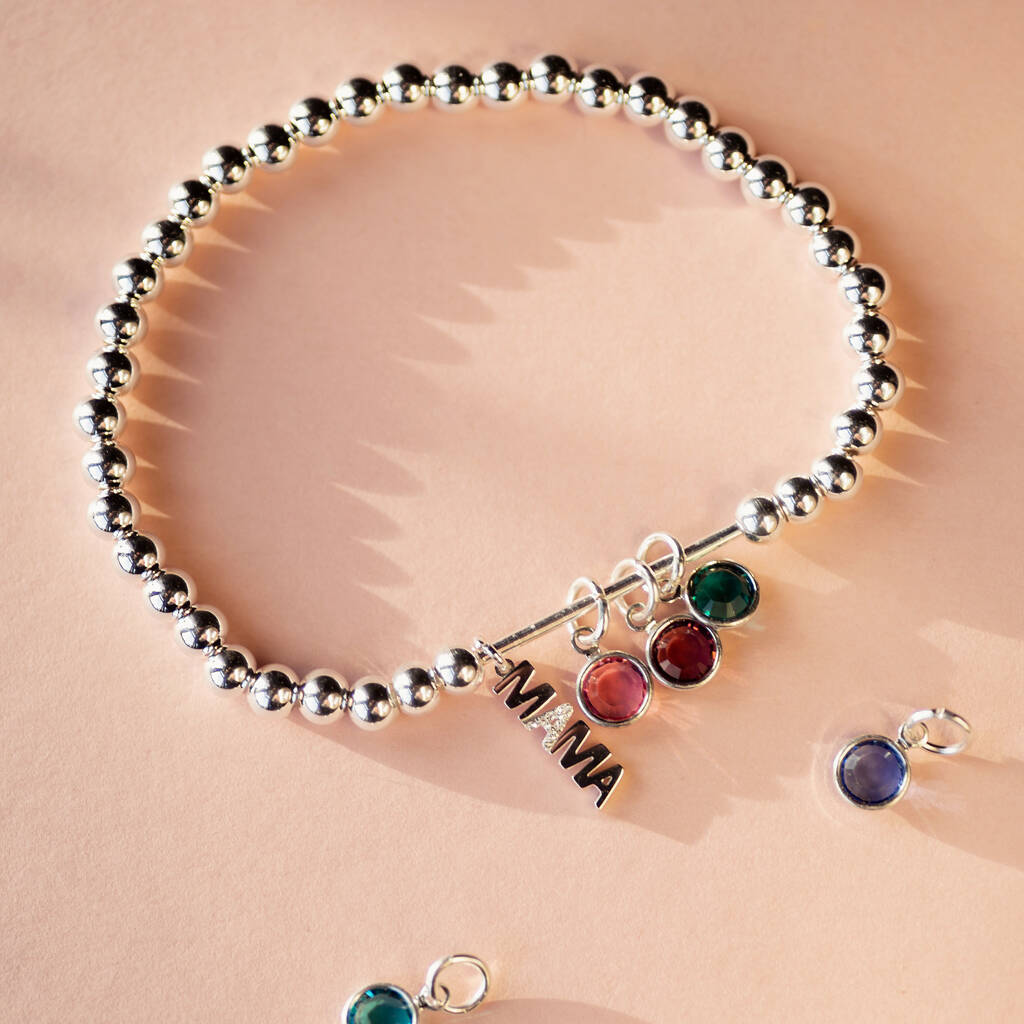 Joy by Corrine Smith Mama Armband Gold Geburtsstein Kristall