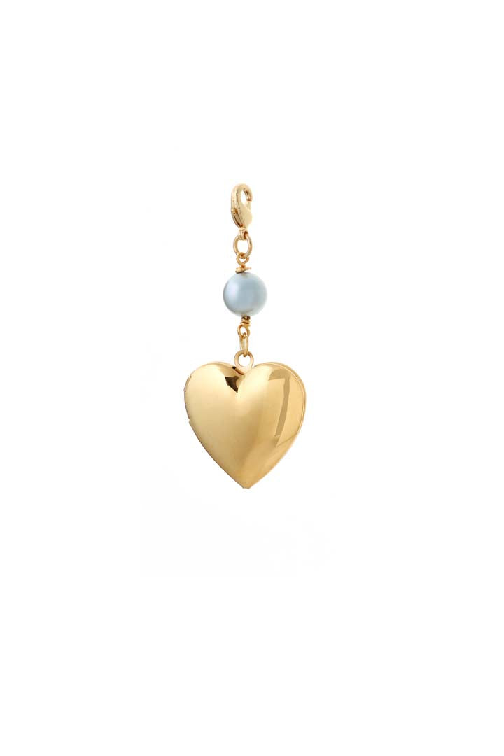 Joy by Corrine Smith Something Blue Herz Medaillon Gold Perle