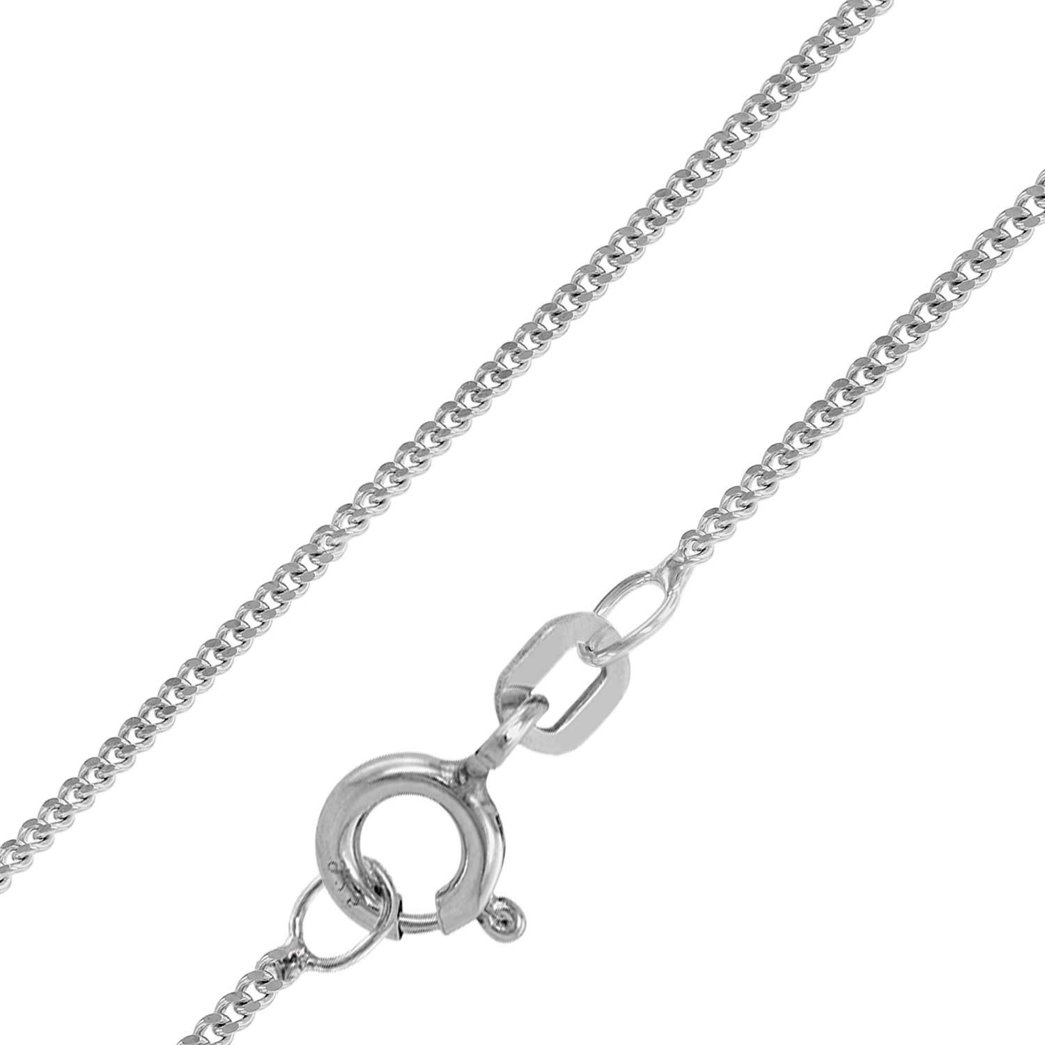 trendor 15992 Saphir Taufring Halskette Silber 925 40 cm