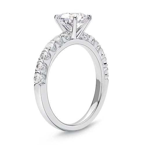 JEWLIX VR0125 Verlobungsring Silber Zirkonia Krappen