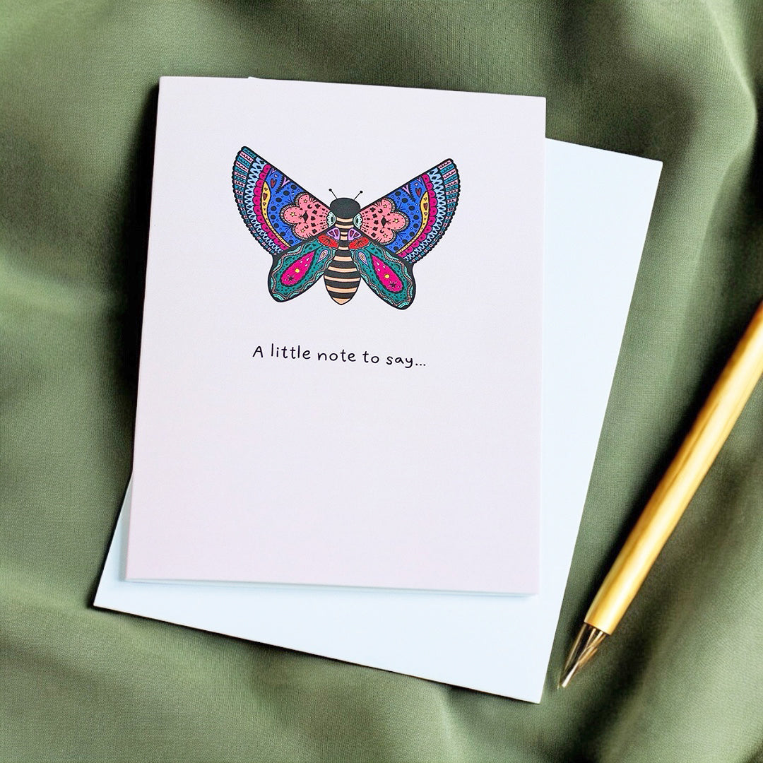 Joy Butterfly Grusskarte A6 Schmetterling Muttertag