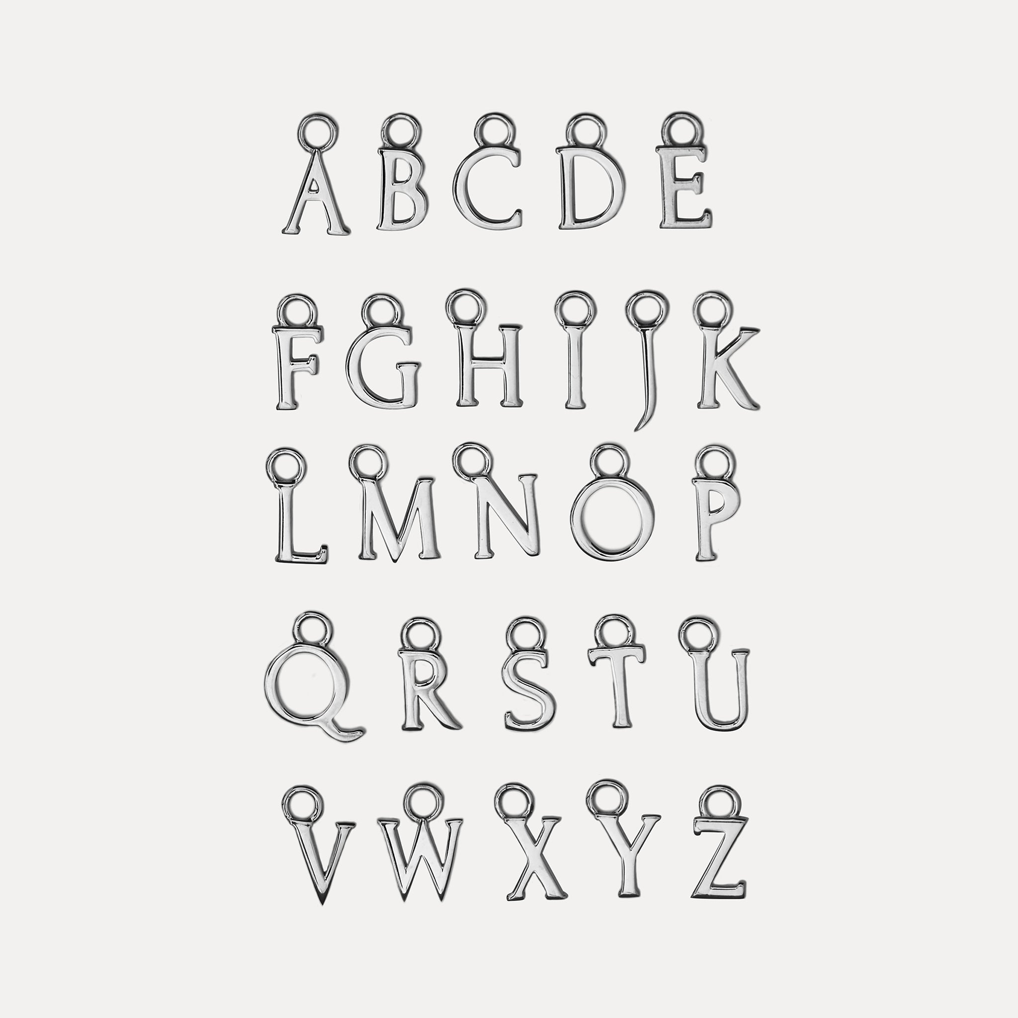 Stilnest Mini Initial Creolen Single Buchstabe A Gold