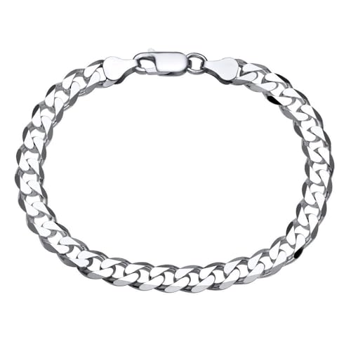 JEWLIX Panzerarmbänder 925 Silber Armband 7mm PA0070
