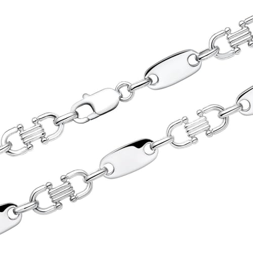 JEWLIX Plattenkette Panzerkette 925 Silber Herren