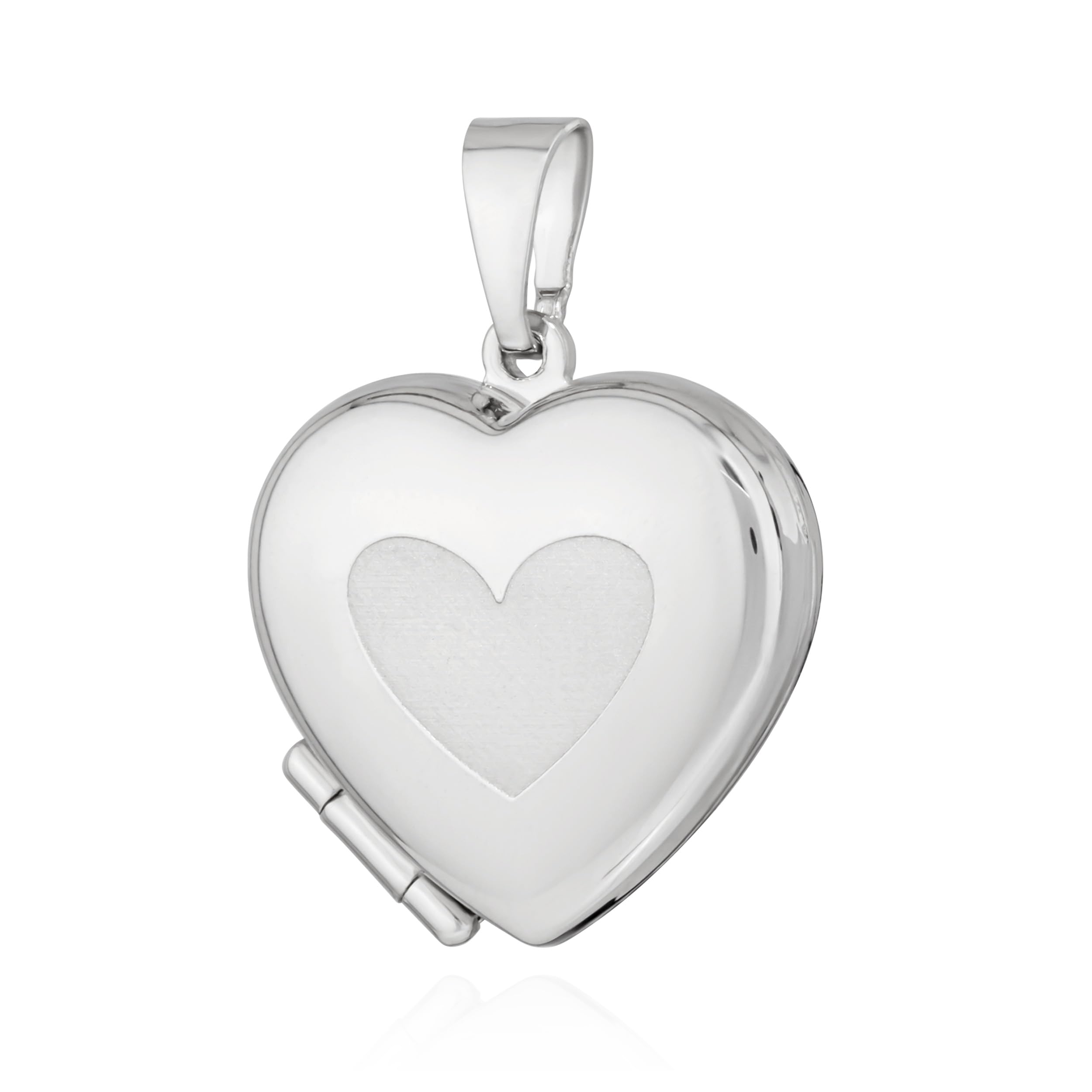 NKlaus Jewellery Medaillon Herz 925 Silber Anhänger