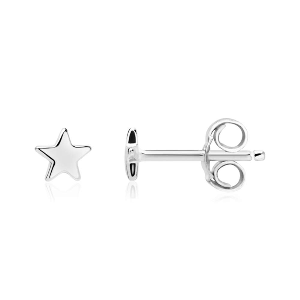 JEWLIX Stern Ohrstecker 925 Silber Ohrringe Damen