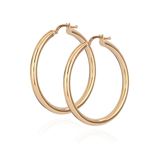 NKlaus JEWELLERY 26mm Creolen Gold 585 Gelbgold 2,9mm