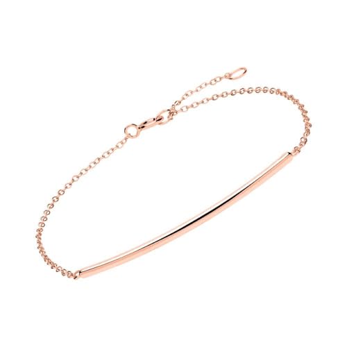 JEWLIX SB0286 ID-Armband 925er Silber rosévergoldet